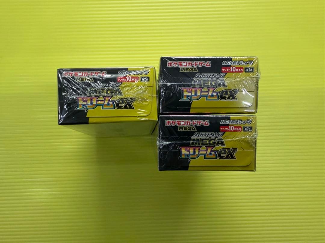 【新品・未開封】ポケモンカード　メガドリームEX シュリンク付き3BOX