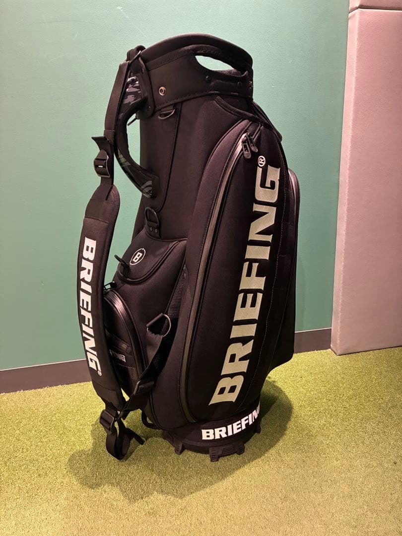 BRIEFING ブラック キャディバッグ　CR-3 #03