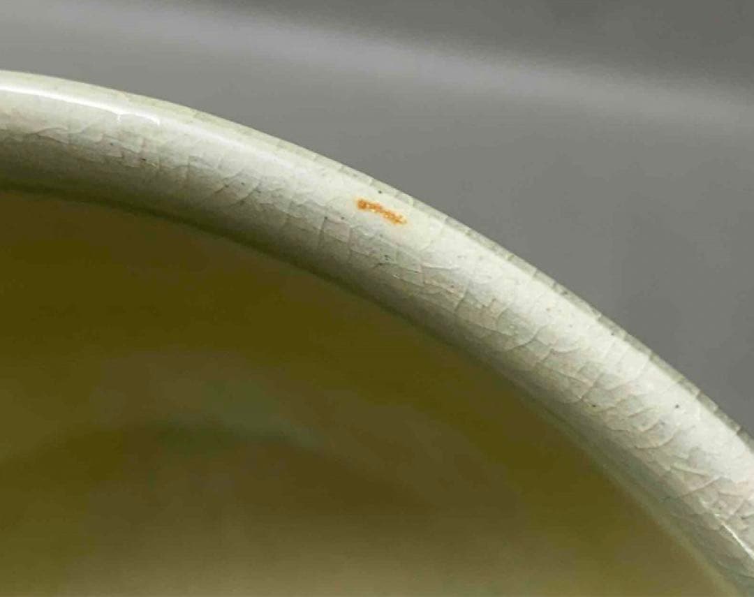 茶道具　膳所焼　雲鶴画　安南写茶碗　即中斎　陽炎園