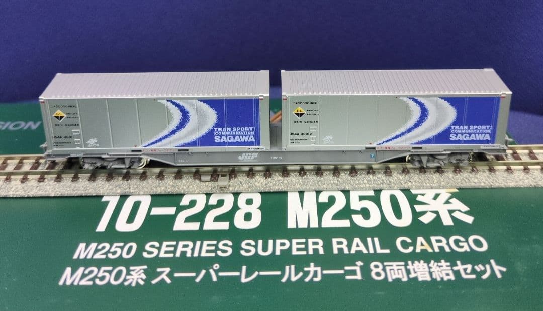 鉄道模型 M250 系 スーパーレールカーゴ 増結 8両セット