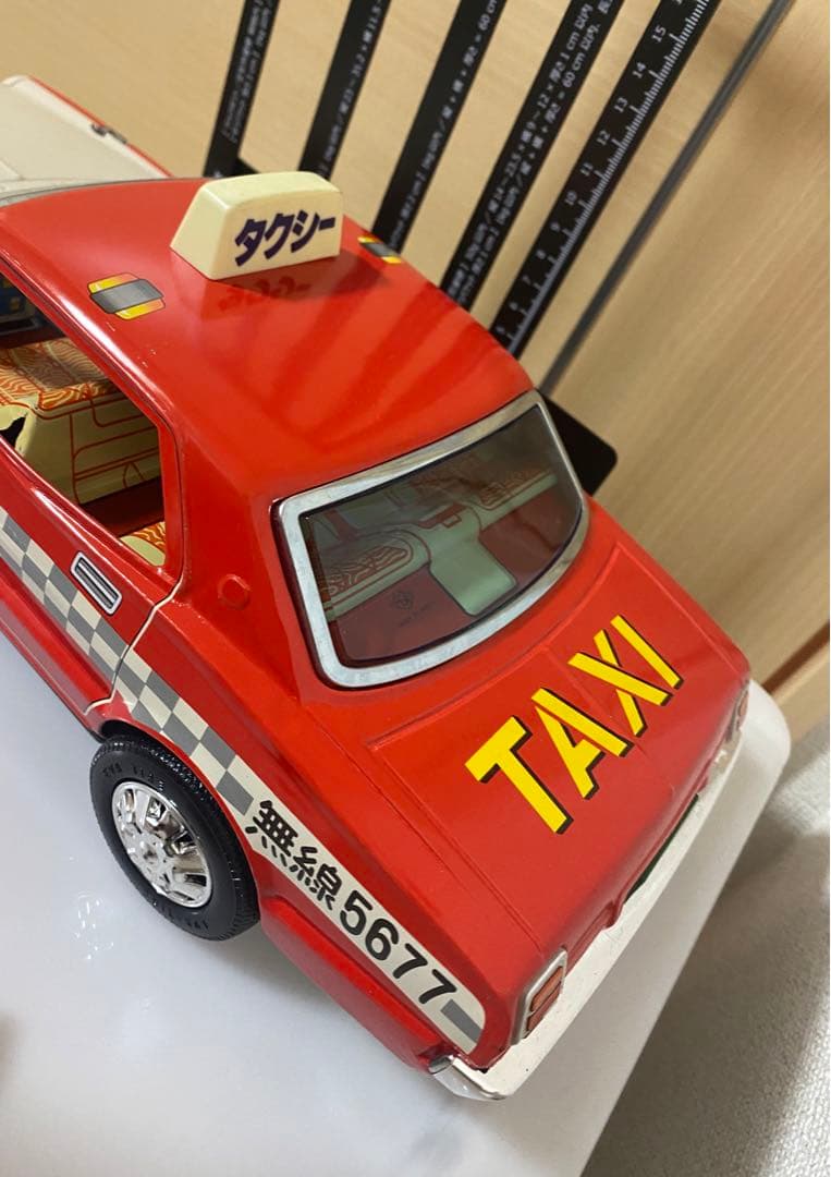 野村フリクション ブリキおもちゃ デラックスタクシー トヨタ マークII