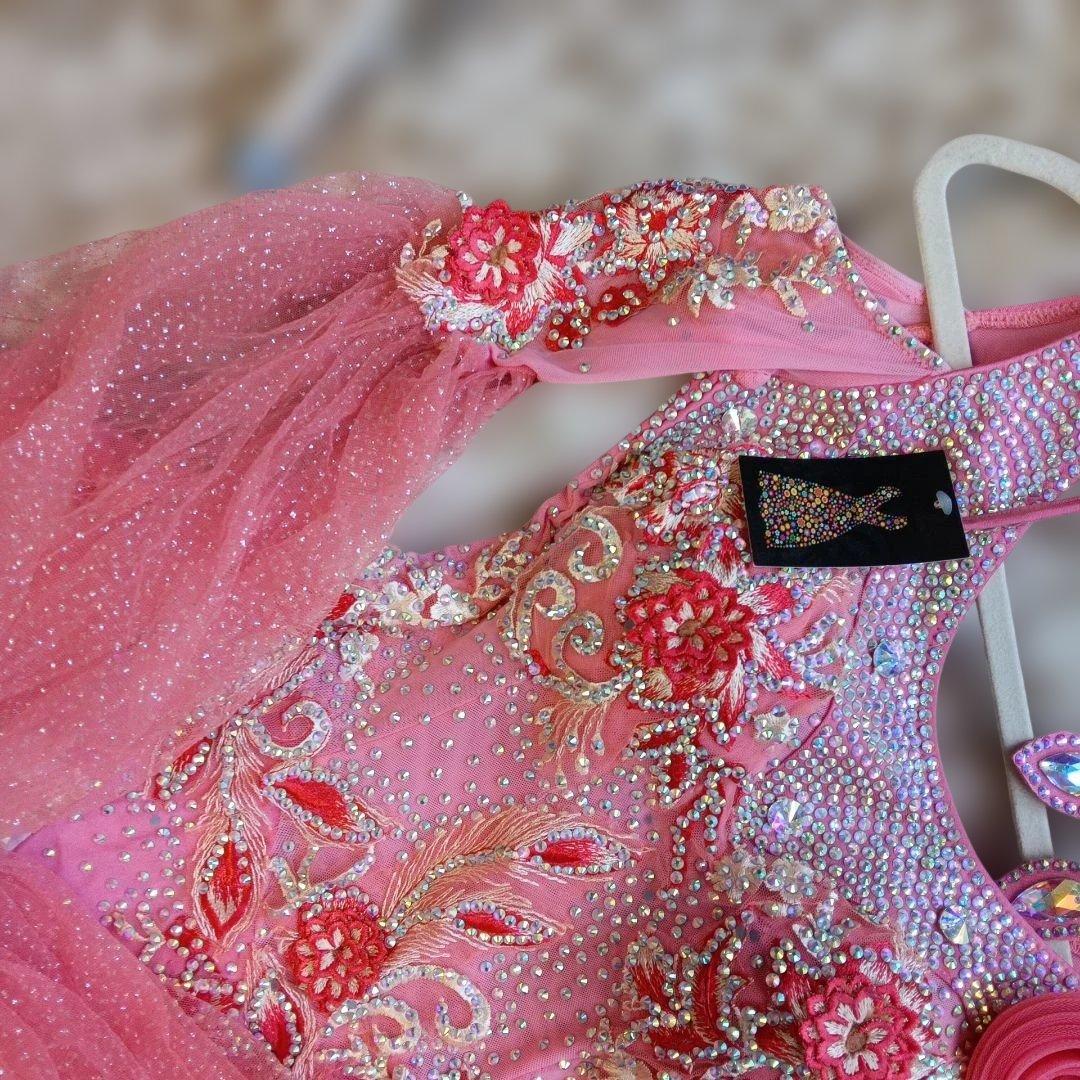 社交ダンス　競技会、デモ用ドレス