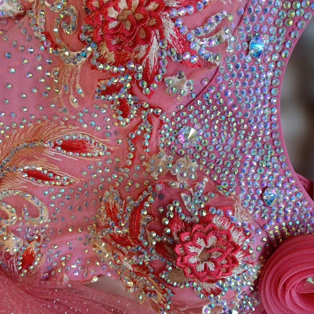 社交ダンス　競技会、デモ用ドレス