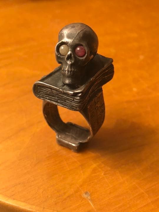 アンティーク　スカル　髑髏　リング　weirdo ネイバーフッド　ドクロ