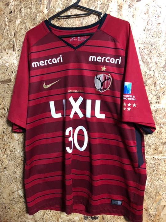 中古 3XL 鹿島アントラーズ ユニフォーム 安倍