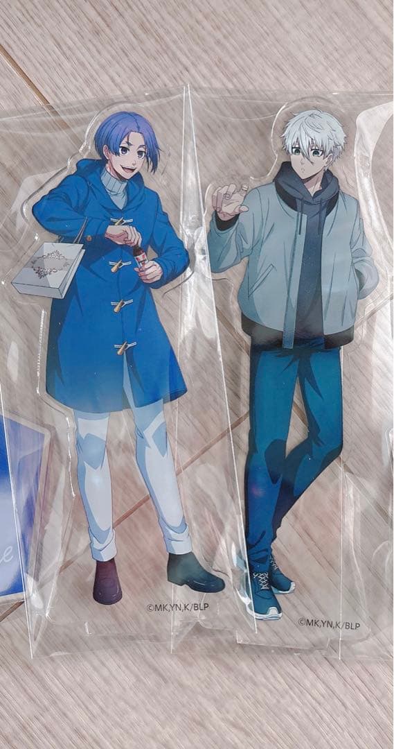 ブルーロック　200限定　非売品アクリルスタンド　凪　玲王　フレーム&背景付