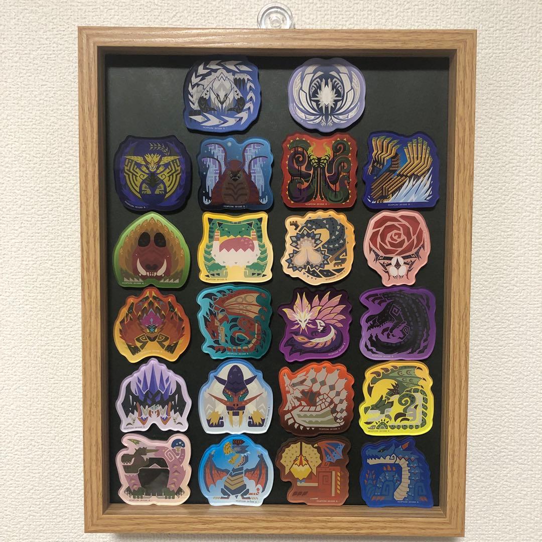 モンスターハンターワイルズ キャラマグネッツ 全22種 コンプ　DIY額装