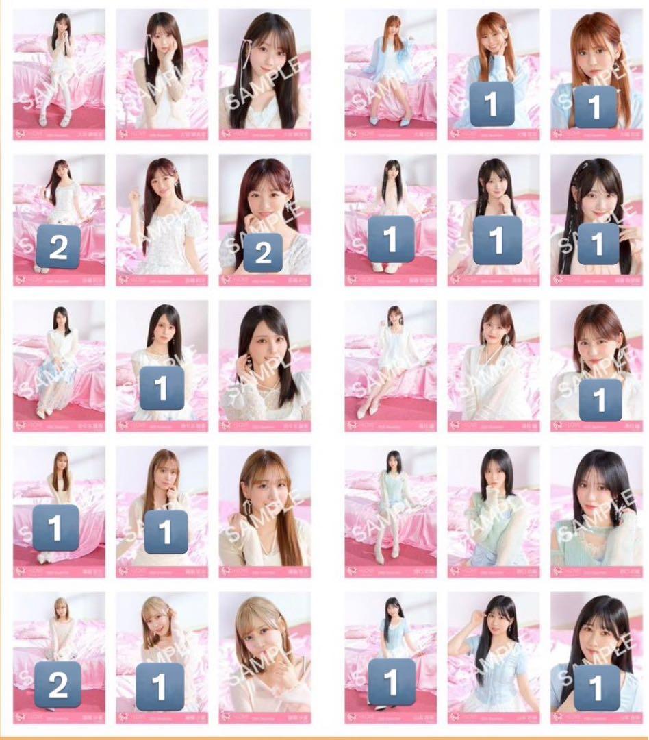 の*ん様 = LOVE イコラブ 生写真 ラブソングに襲われる 大場花菜 直筆