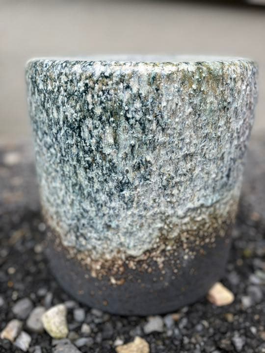 宝福寿吉 信楽焼 青窯肌 ガーデンテーブルセット 直径４６cm