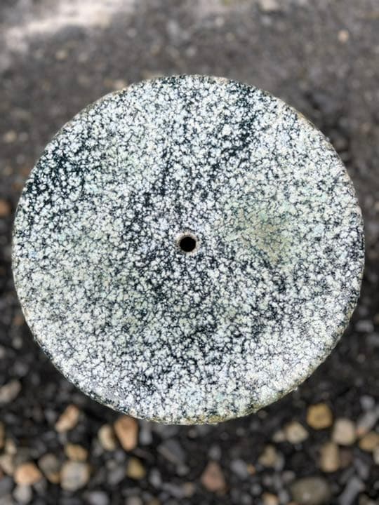 宝福寿吉 信楽焼 青窯肌 ガーデンテーブルセット 直径４６cm