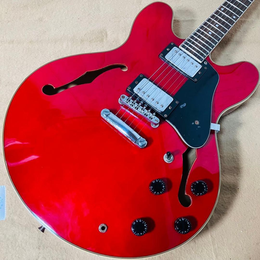 Tony Smith セミアコ ハードケース付き レッド ギター ES-335