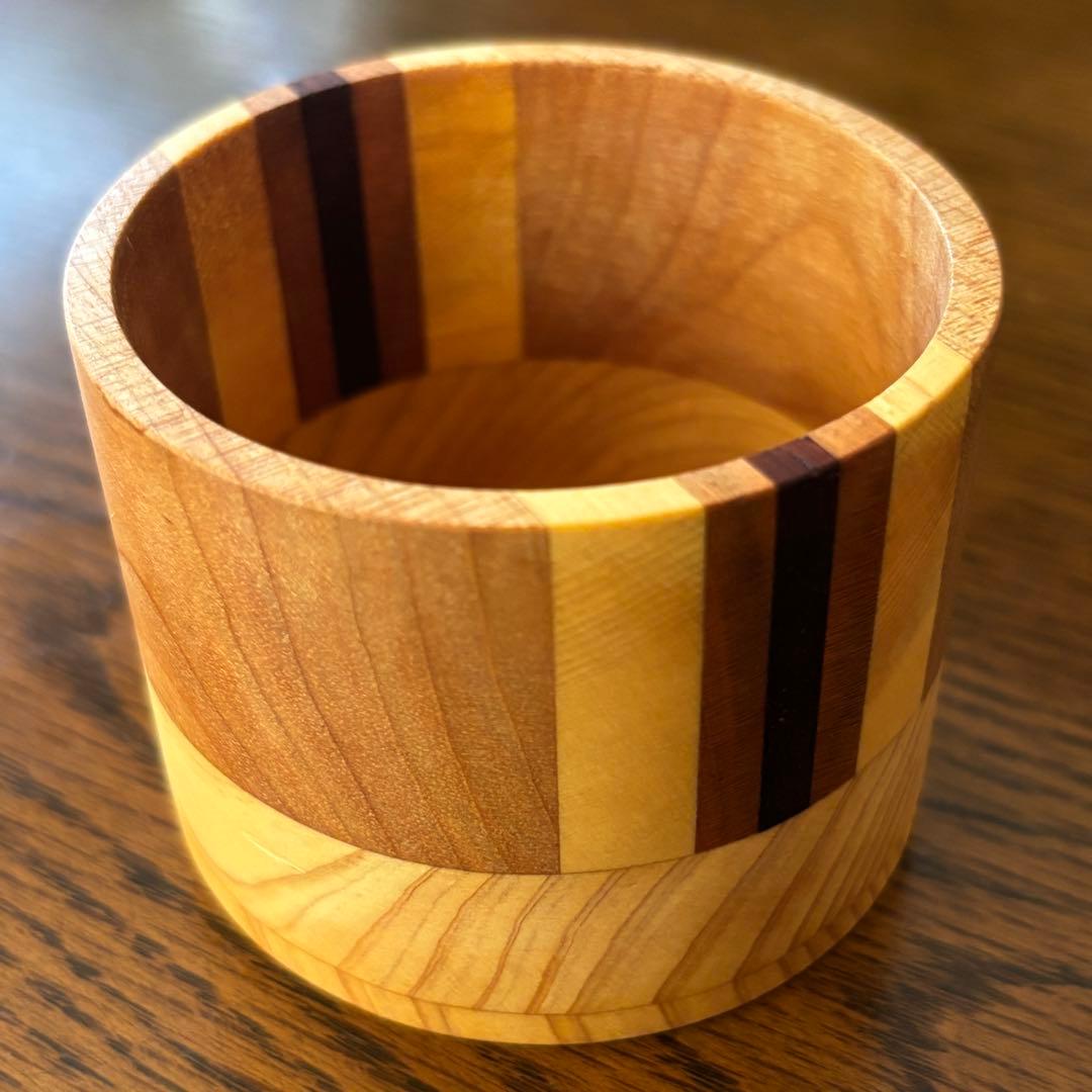 ΣＮ+F/9 paper cup holder 寄せ木カップ エヌエフナイン