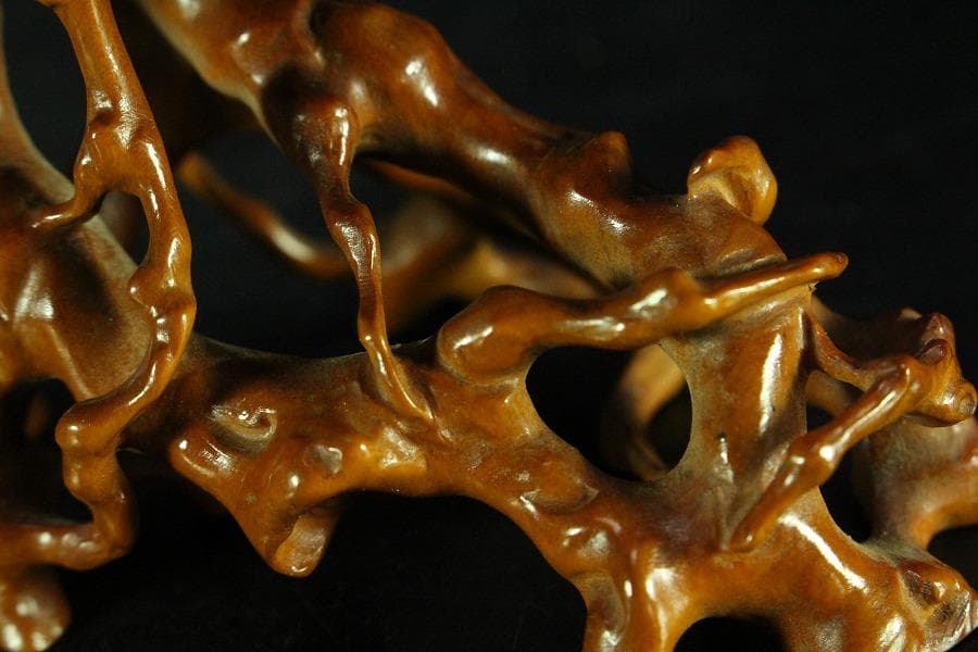 黄楊木 刻 根木台(K-HA524)