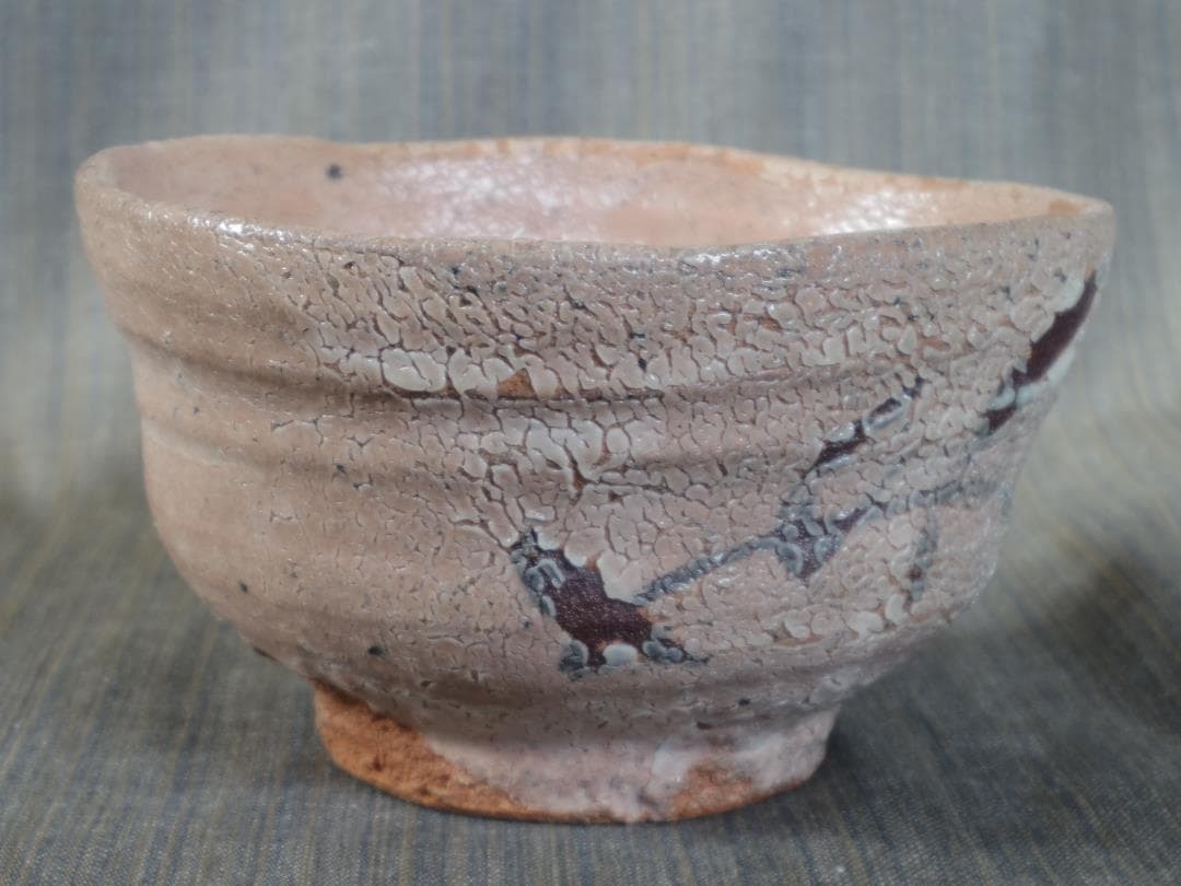 川上清美★絵唐津《窯変》茶碗★共箱・布・栞