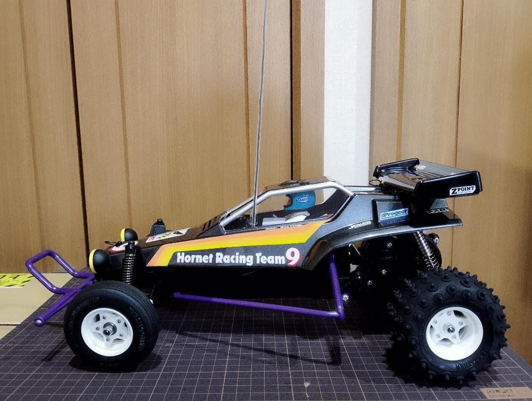 タミヤ　１／１０電動RC　ホーネット（組立済）と送信機のセット