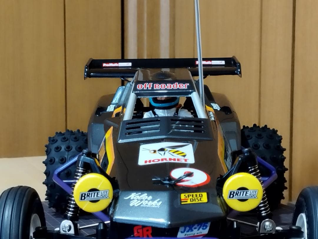 タミヤ　１／１０電動RC　ホーネット（組立済）と送信機のセット