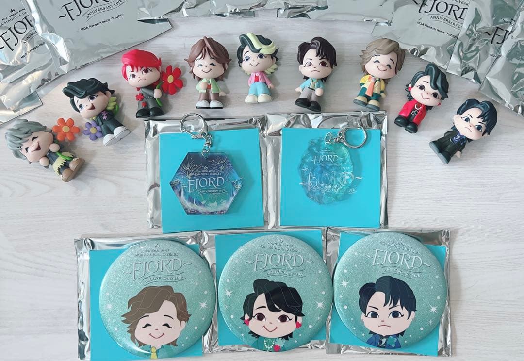 ミセス　FJORD （フィヨルド）ランダム　缶バッジ、フィギュア、アクリルキー