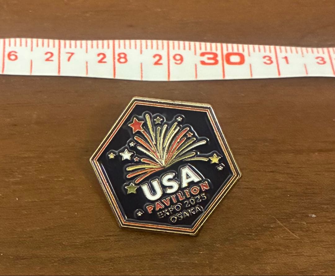⭐︎レア！関西大阪EXPO万博2025/USA限定ピンバッジ