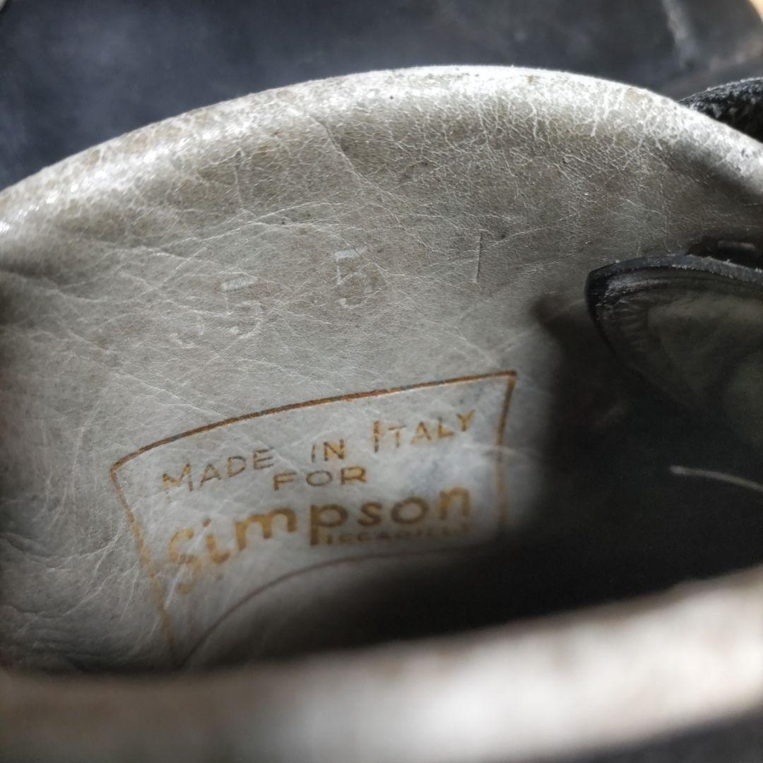 スキー靴　イタリア製　アンティーク　ヴィンテージ