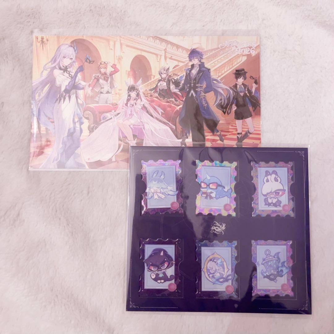 原神fes 特典 ポスカ ステッカー