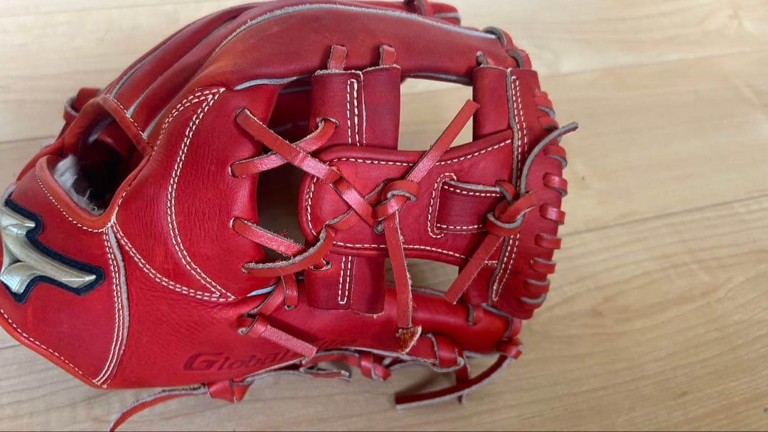 Global Elite 野球用グローブ 赤