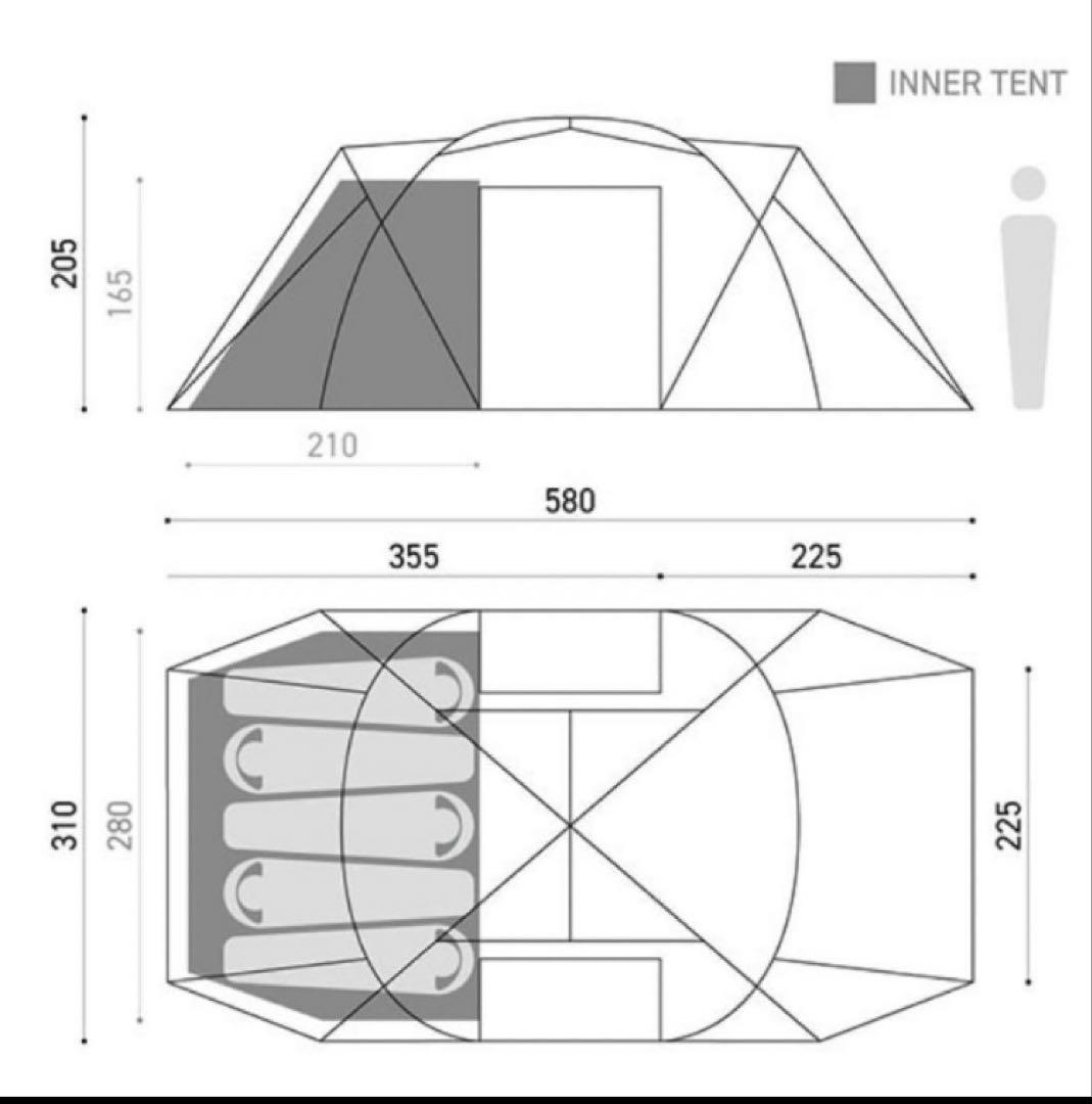 【新品】muraco ムラコ テントZIZ TENT SHELTER グレー