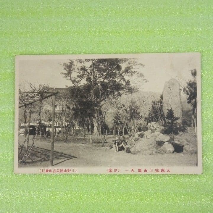 愛媛県　大洲町　大洲　大洲城山公園　大洲神社　大洲町雪ノ桝形　絵葉書　9枚