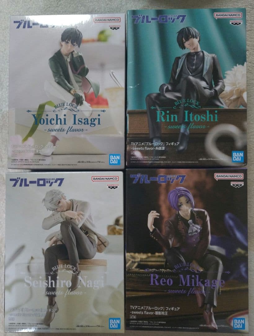 【ブルーロック】フィギュア４体セット