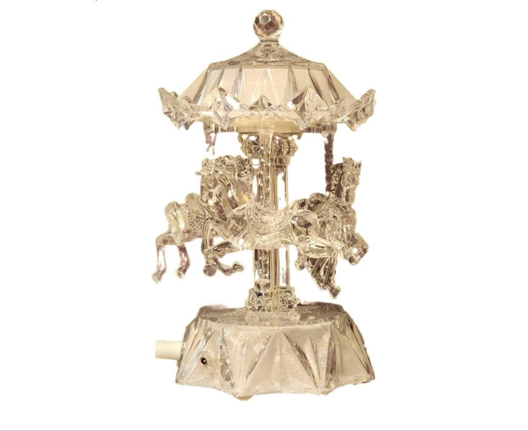 12485在庫処分！南貿易 アクリル製メリーゴーランド