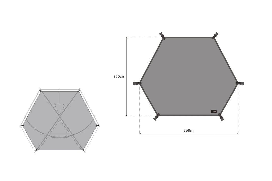 【大幅値引】 東京クラフト ハビソル tpuとリビングシート付属 ドームテント