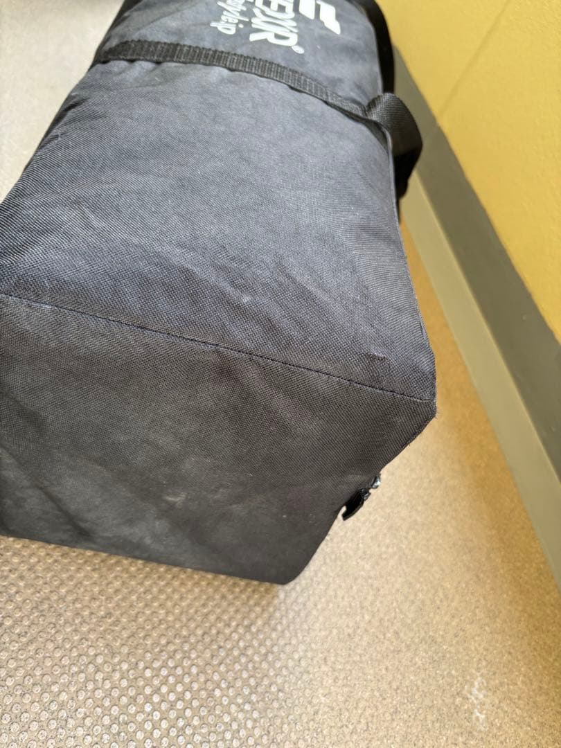 FIELDOOR オレンジ タープ 2.0m x 2.0m サイドパネル２枚付き