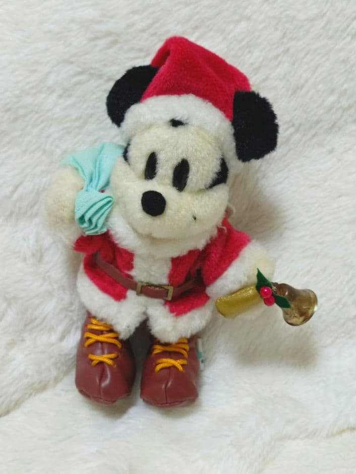 【希少】ミッキー　クリスマス　ディズニー　激レア　ヴィンテージ　入手困難　ぬいば