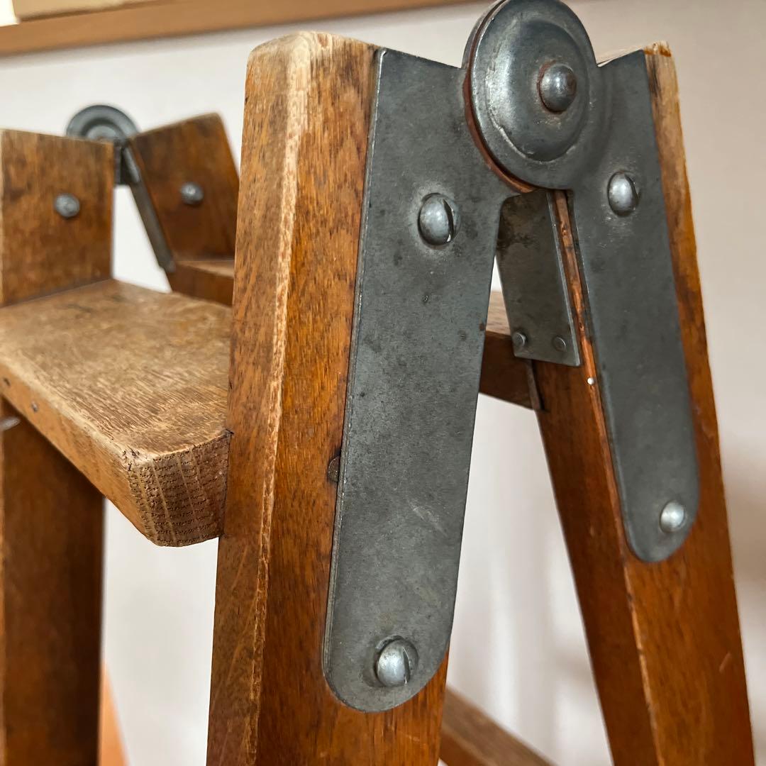 アンティーク　脚立　インテリア