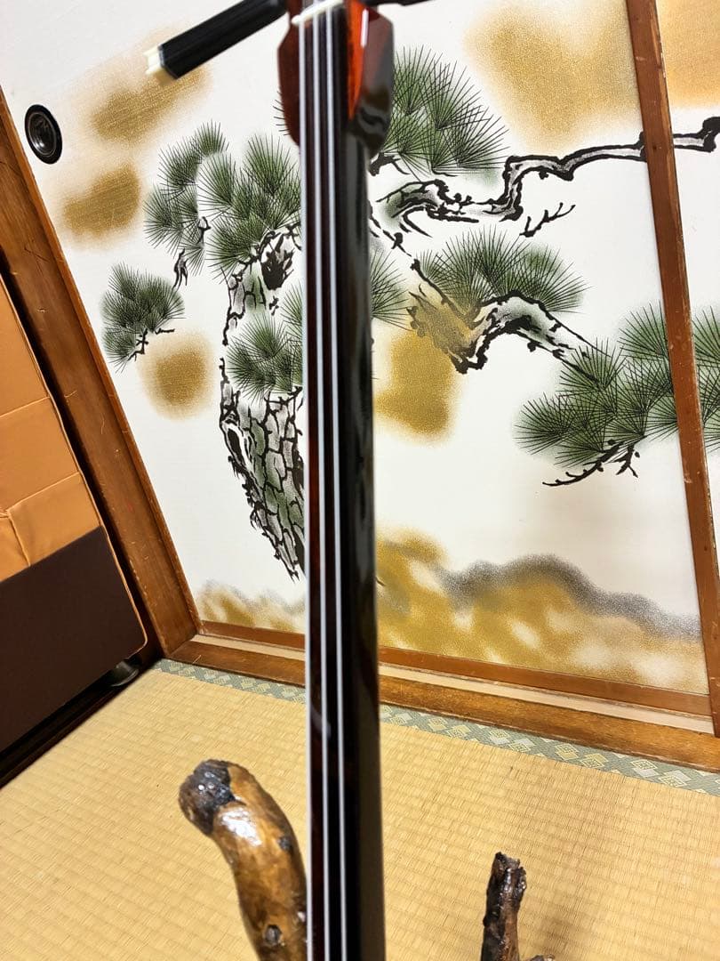 沖縄三線　エーマクルチ　本蛇皮一枚張り！与那城型！ユナー型！