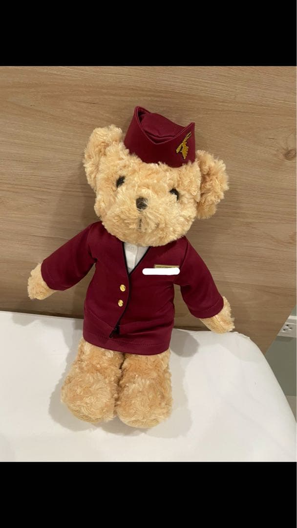 カタール航空 テディベア ぬいぐるみ