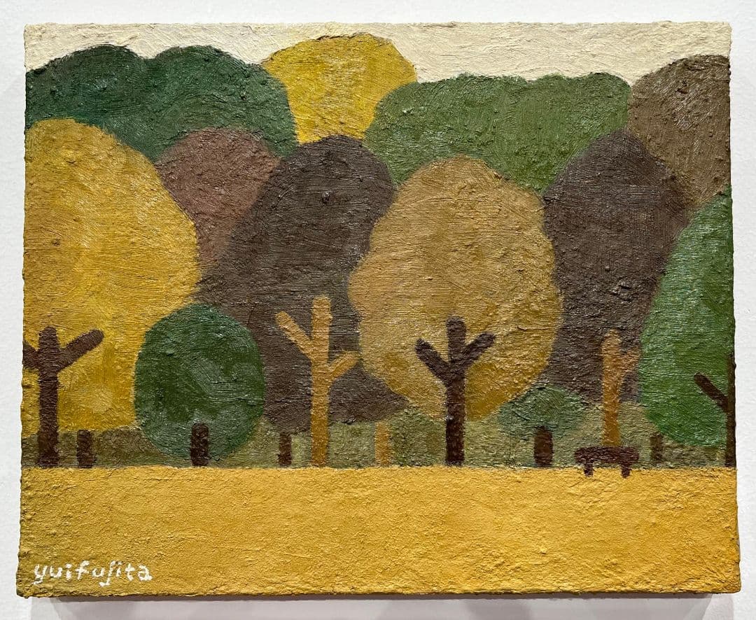 油彩画　秋の色