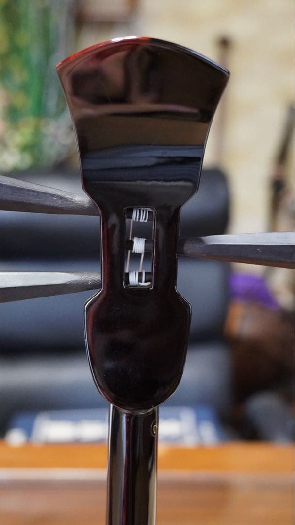 野村流元会長　五十年前にコザで取引した與那城型三線　黒木材　スンチー塗り