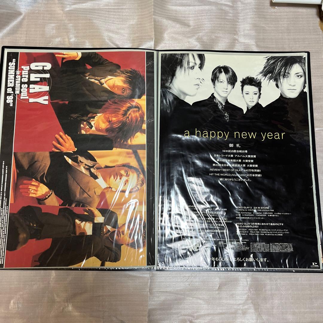 GLAY CD、VIDEOポスター21枚