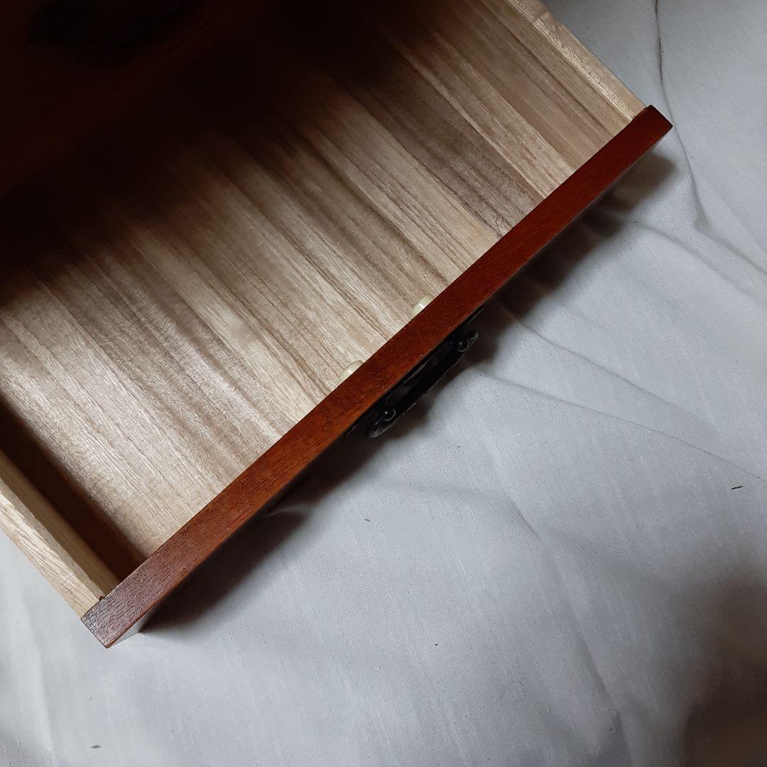 昭和レトロ◆欅製◆伝統工芸整理箪笥◆欅チェスト◆漆塗り◆62cm×44.5cm
