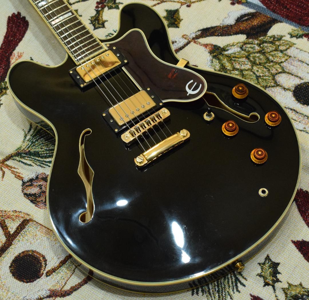 Epiphone Sheraton II セミアコ Black ケース付き