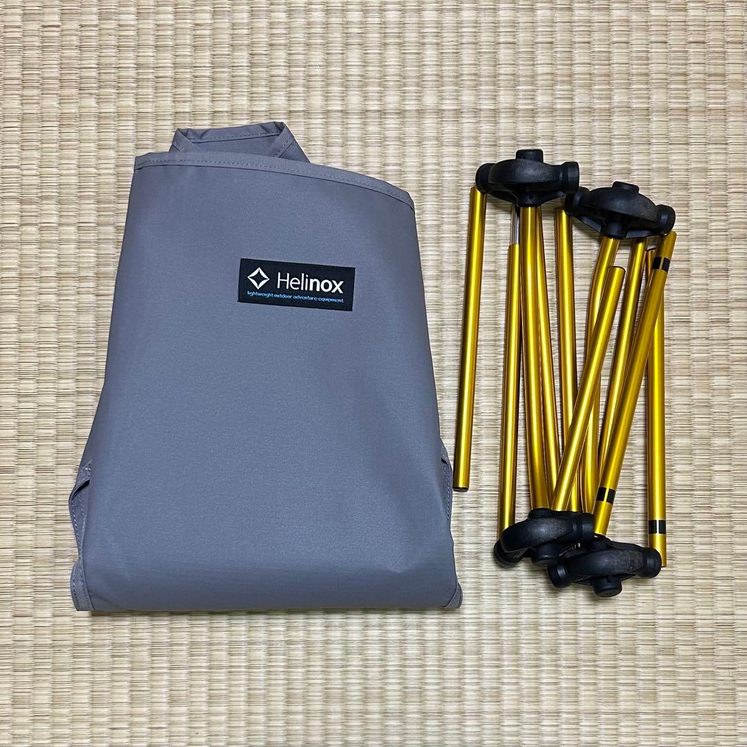 ☆Helinox☆ヘリノックス☆グランドチェア☆グレー☆中古☆美品☆