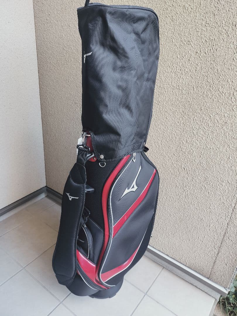 Mizuno キャディバッグ 黒/赤