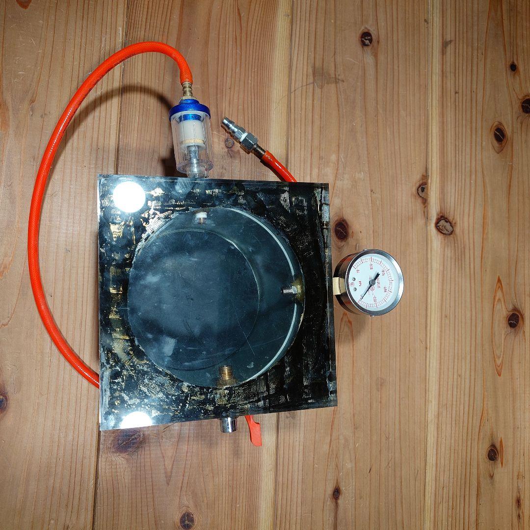 自作/真空ポンプ・真空脱泡器