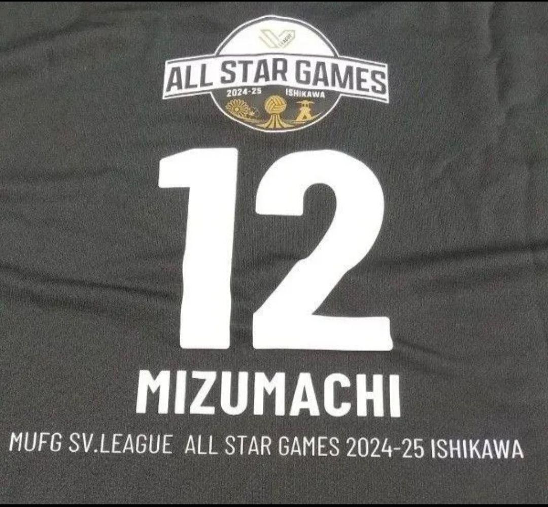 水町泰杜 SVリーグ 2024-25 ブラック Tシャツ 半袖 LL