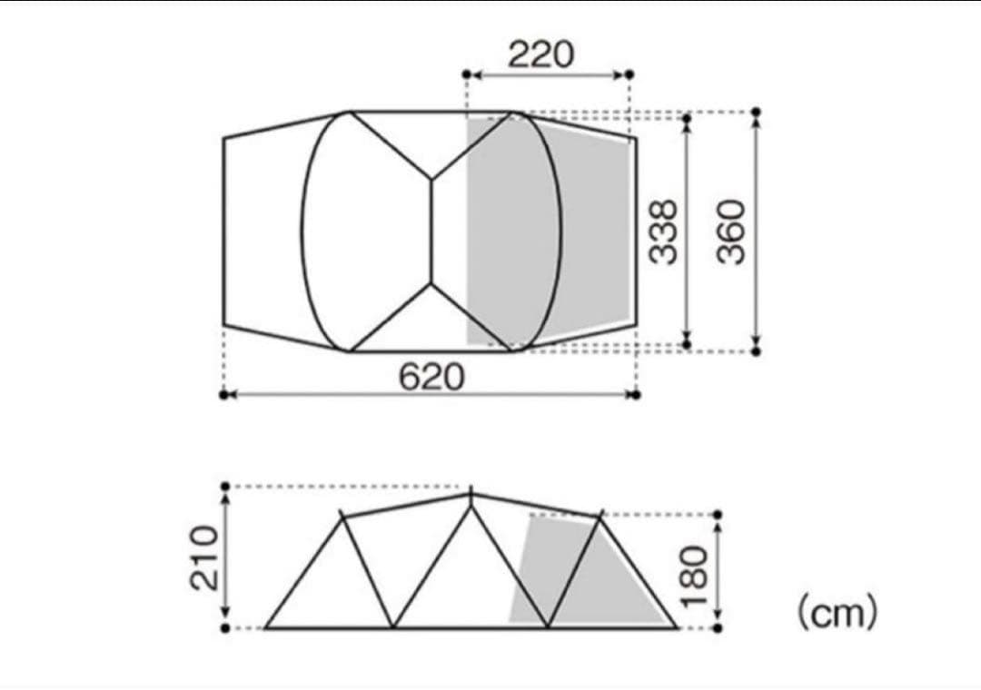 スノーピーク ランドネストシェルター/TP-259