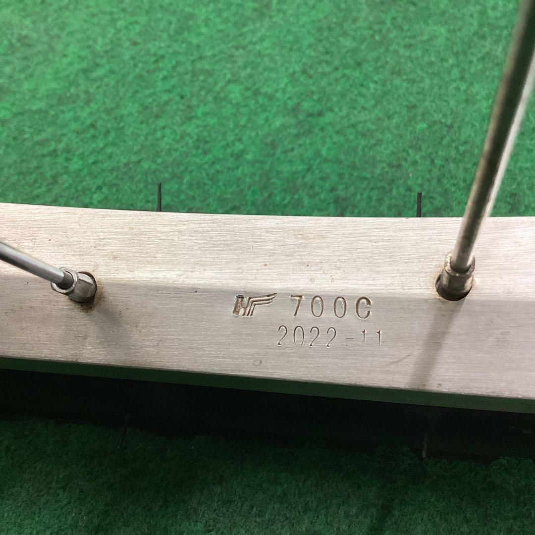 完組アルミホイール　後輪　700x42C タイヤ付　ON