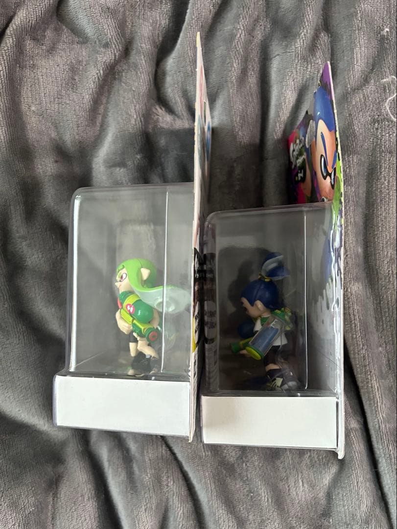 ライムグリーン　ブルー　amiibo