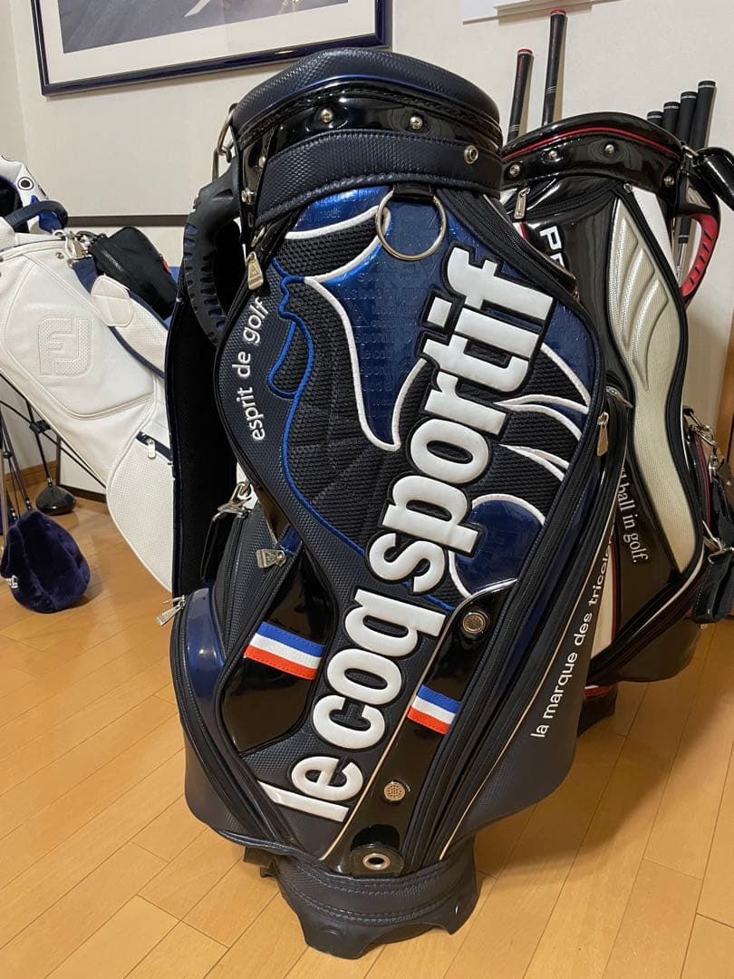 le coq sportif キャディバッグ ネイビー