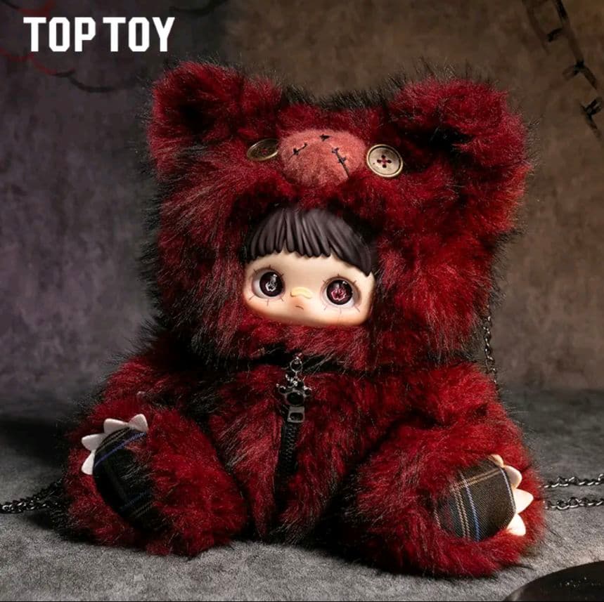 MayMei 反逆ぬいぐるみシリーズ 400％ 【赤　くま　怒火】リュック