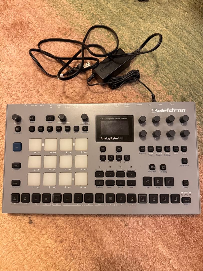 Elektron Analog Rytm MKII シルバー 本体